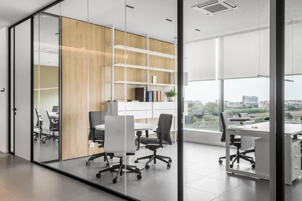 Fotografía de interior corporativa de oficinas
