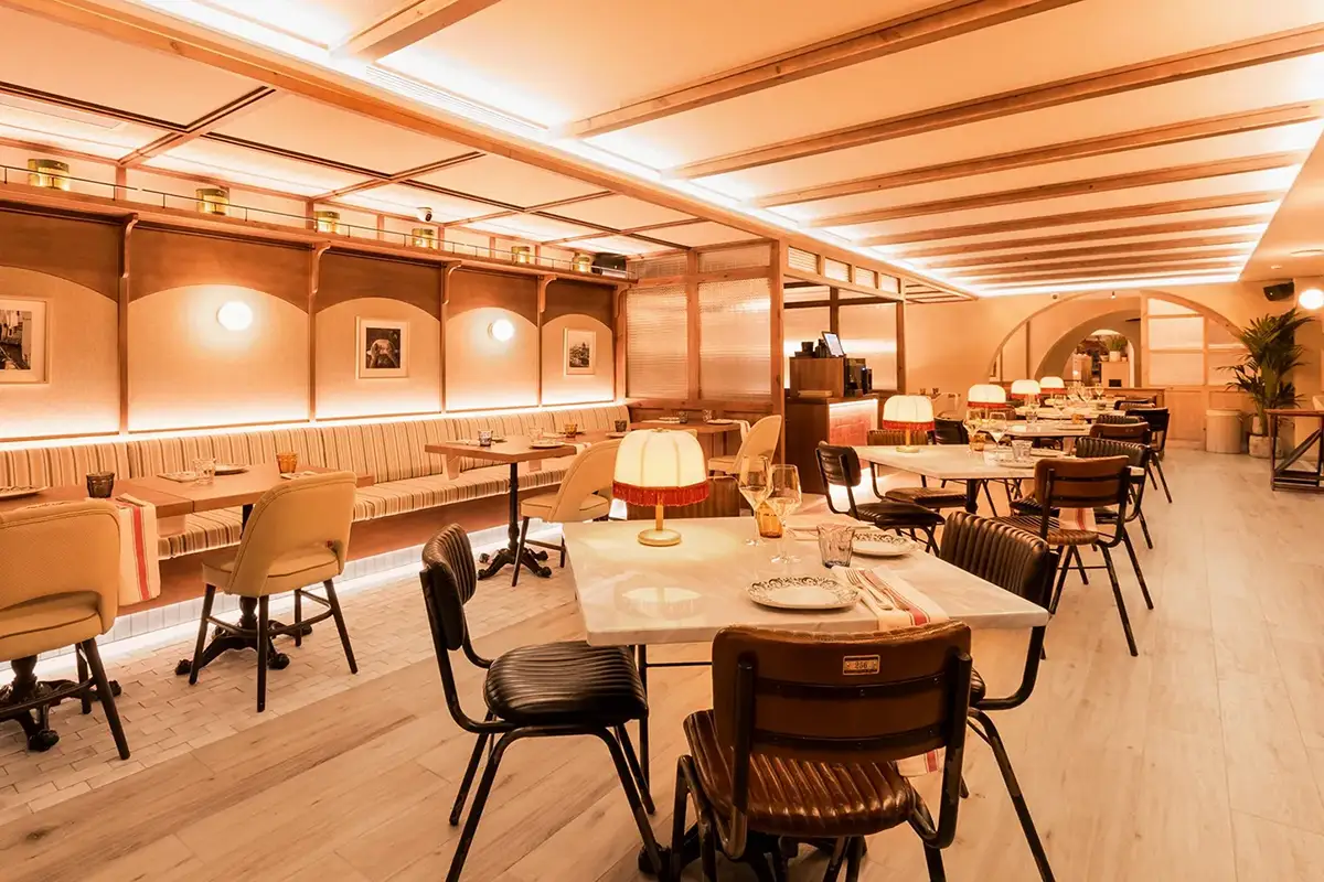 Fotografía de interior para restaurante Rivolto en Pineda de mar