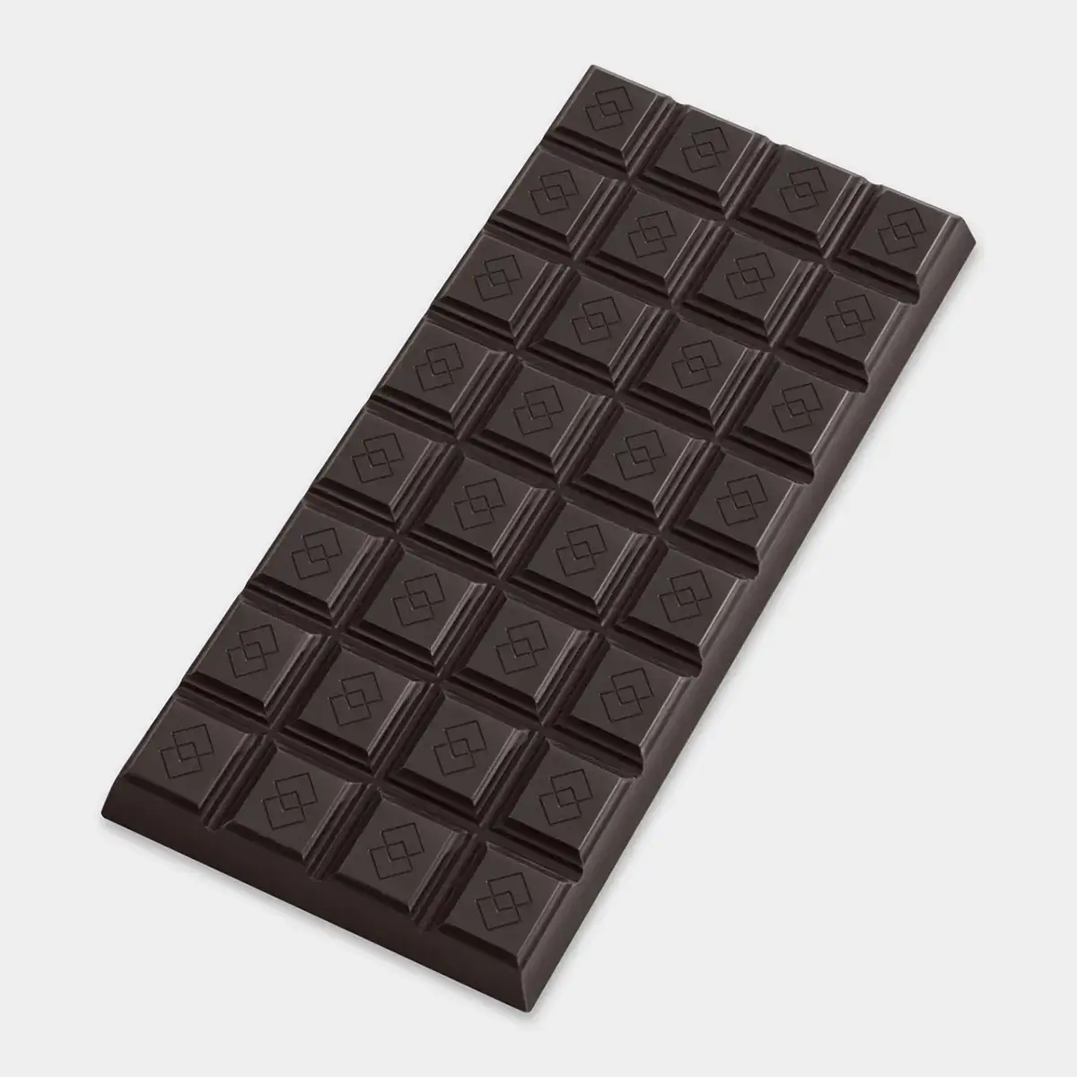 Fotografía de una tableta de chocolate marca Simon Coll al 90% de cacao puro